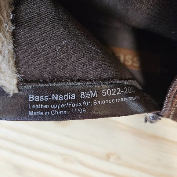 Bass Nadia Ankle Bootie Women's 8.5 - Brown - Picture 7 of 11